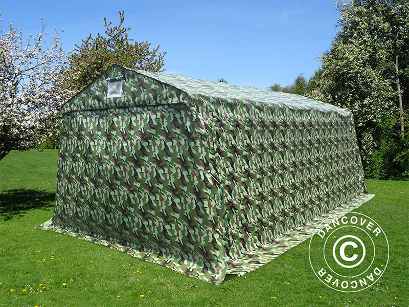 Garagetält PRO 3,3x6x2,4m PVC, Camouflage