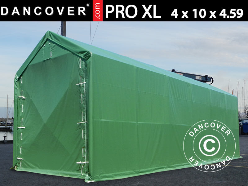 4x10x3,5m StoragePro PVC 600g F/R SH Green