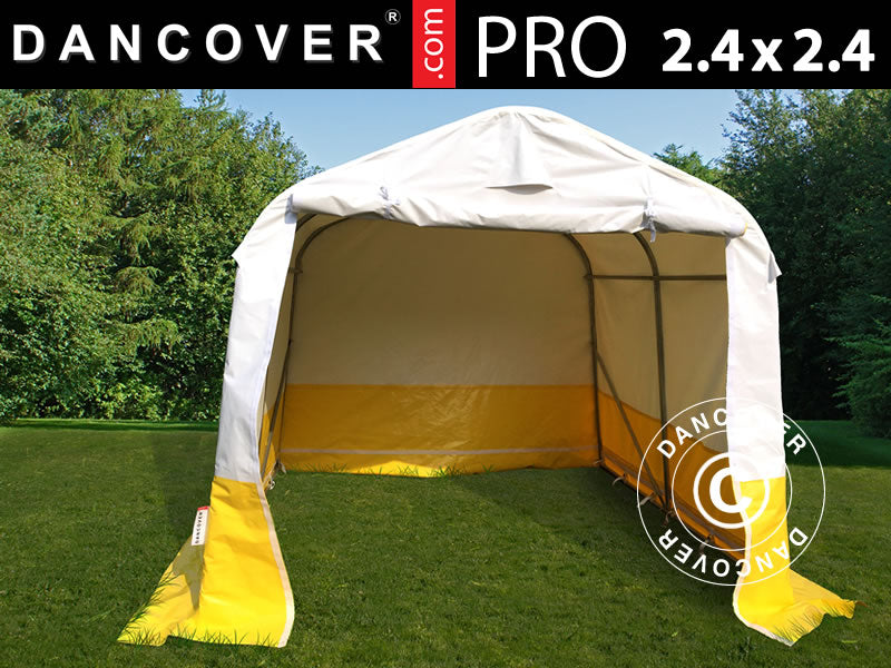 2,4x2,4x2m Storage Work Tent 500g PVC F/R SH