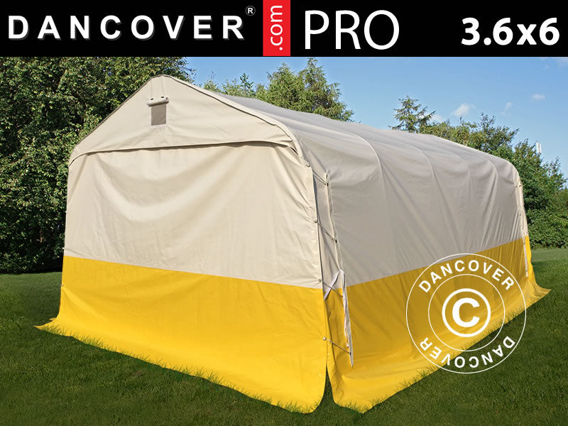 3,6x6x2,7m Storage Work Tent 500g PVC F/R SH