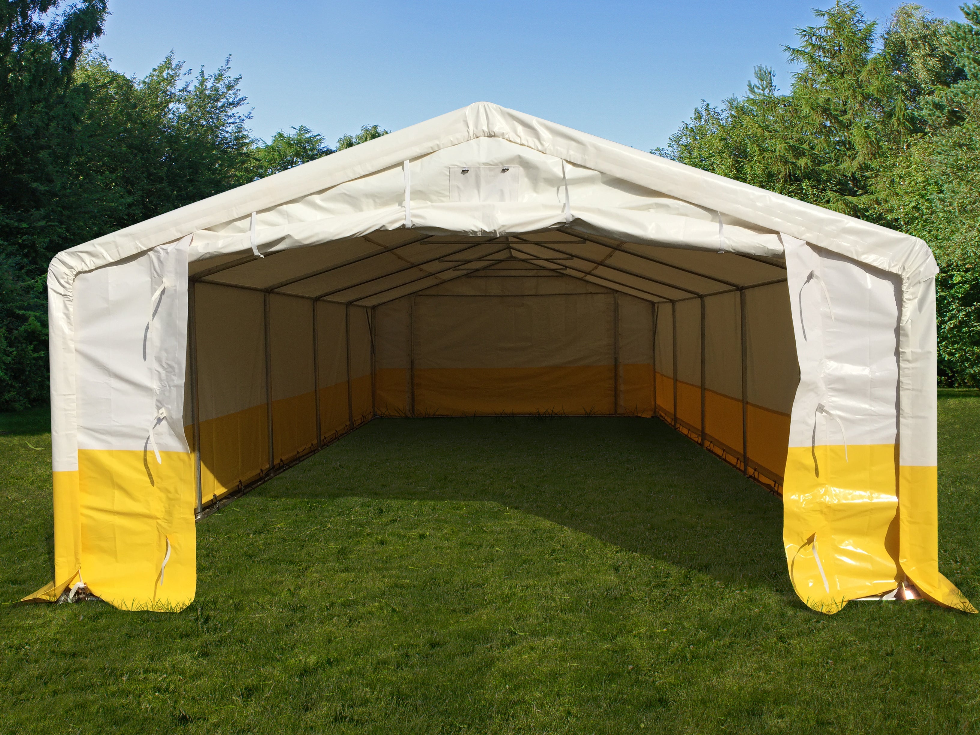 5x10m Storage Work Tent w/Gablekit 500g F/R PVC SH