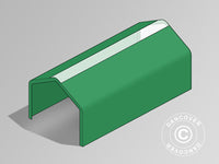 Taköverdrag för lagertält PRO 6x12m PVC med takpanel, Grön