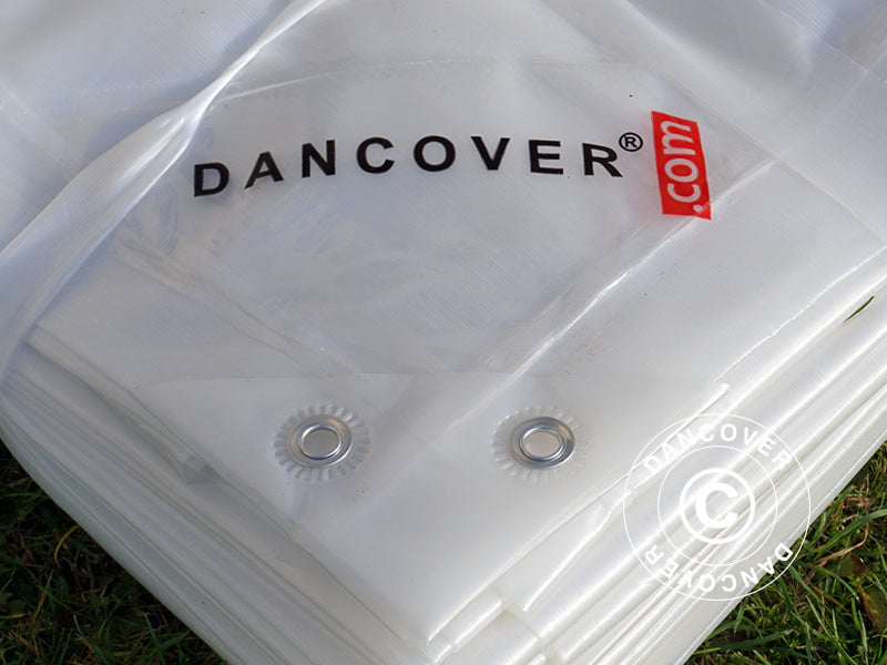 Presenning 8x14m, PE 250g/m², Genomlysande