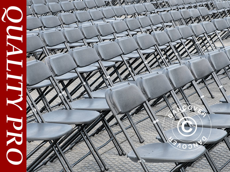 Klappstol 44x44x80cm, Svart, 24 st.