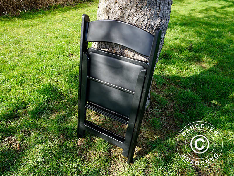 Klappstol Svart 44x46x77cm, 8 st.