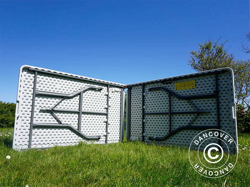 Fest paket 1 fällbord (240cm) + 2 fällbara bänkar (244cm)