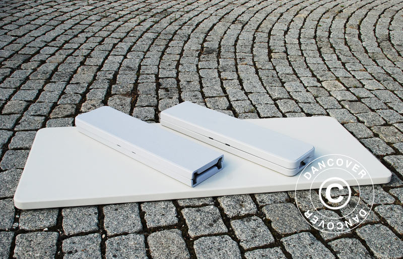 Fest paket 1 fällbord (240cm) + 2 fällbara bänkar (244cm)